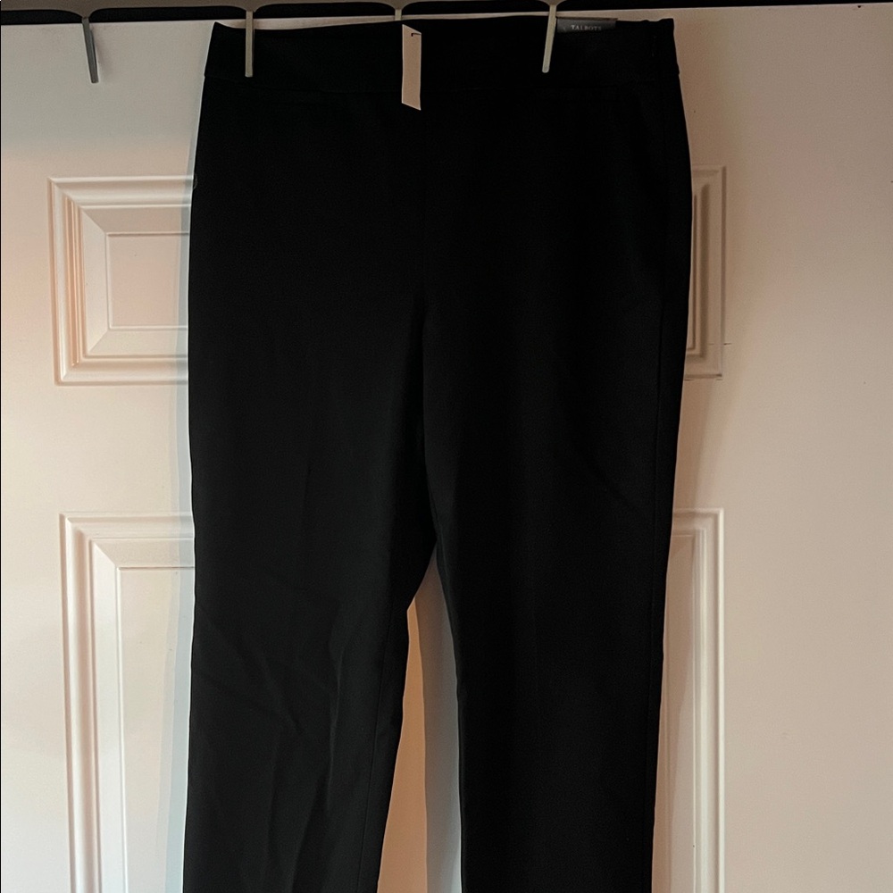 Talbots Refined Black Bi-Stretch Pants